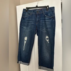 Women’s faded glory jeans capri length new without tags